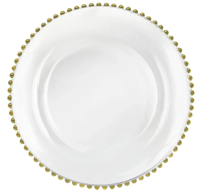 Beaded Charger Plate