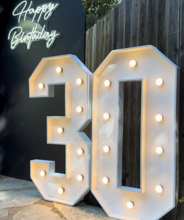 Marquee numbers