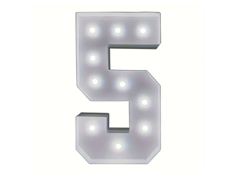 Marquee Number - 5